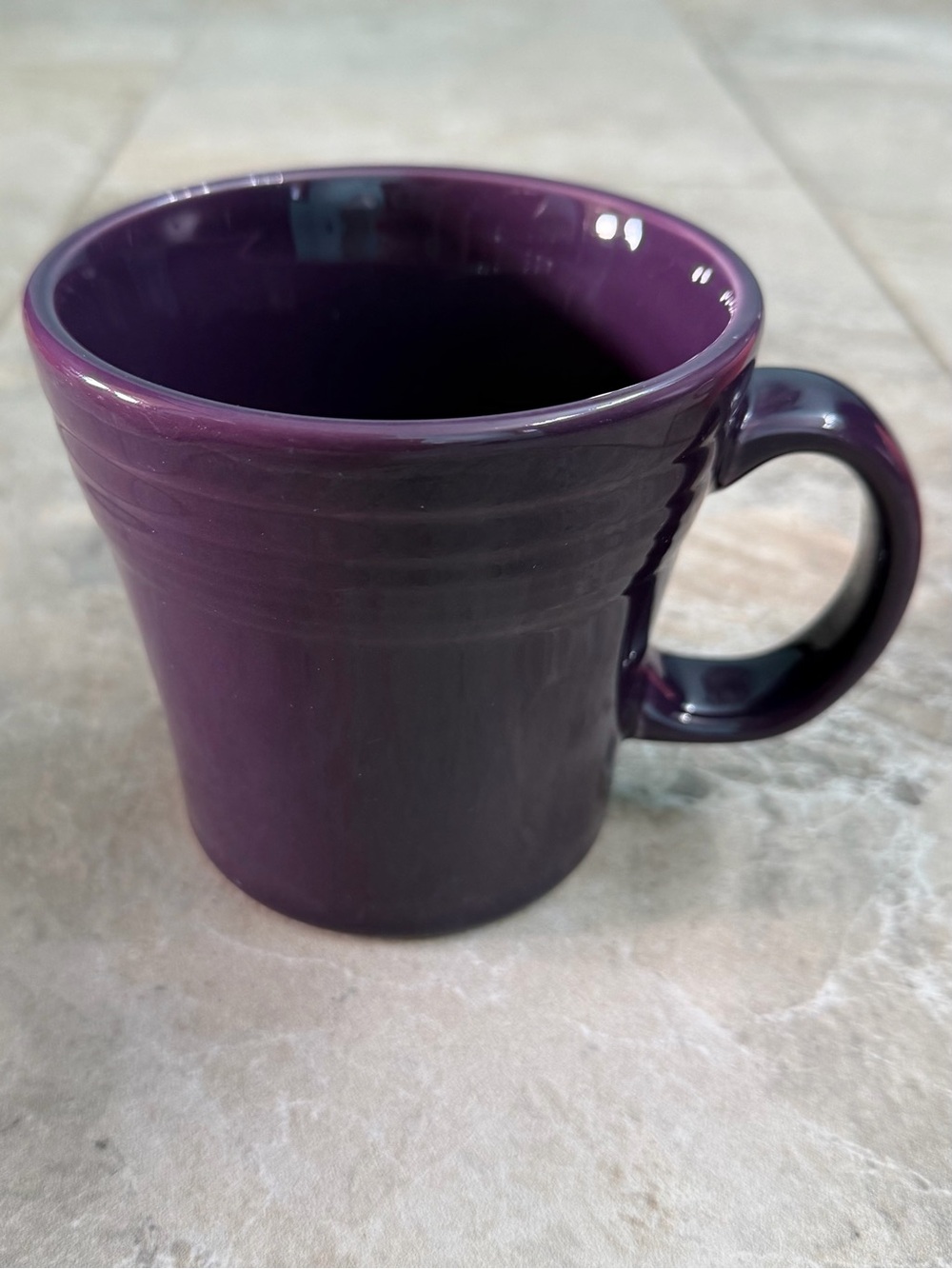 Fiesta Mulberry Ceramic Tapered Coffee Mug 15oz - Retired Color!